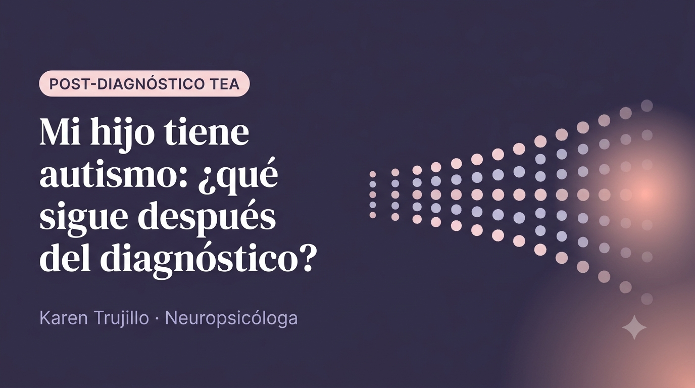 Ilustración del artículo: Mi hijo tiene autismo: ¿qué sigue después del diagnóstico TEA?